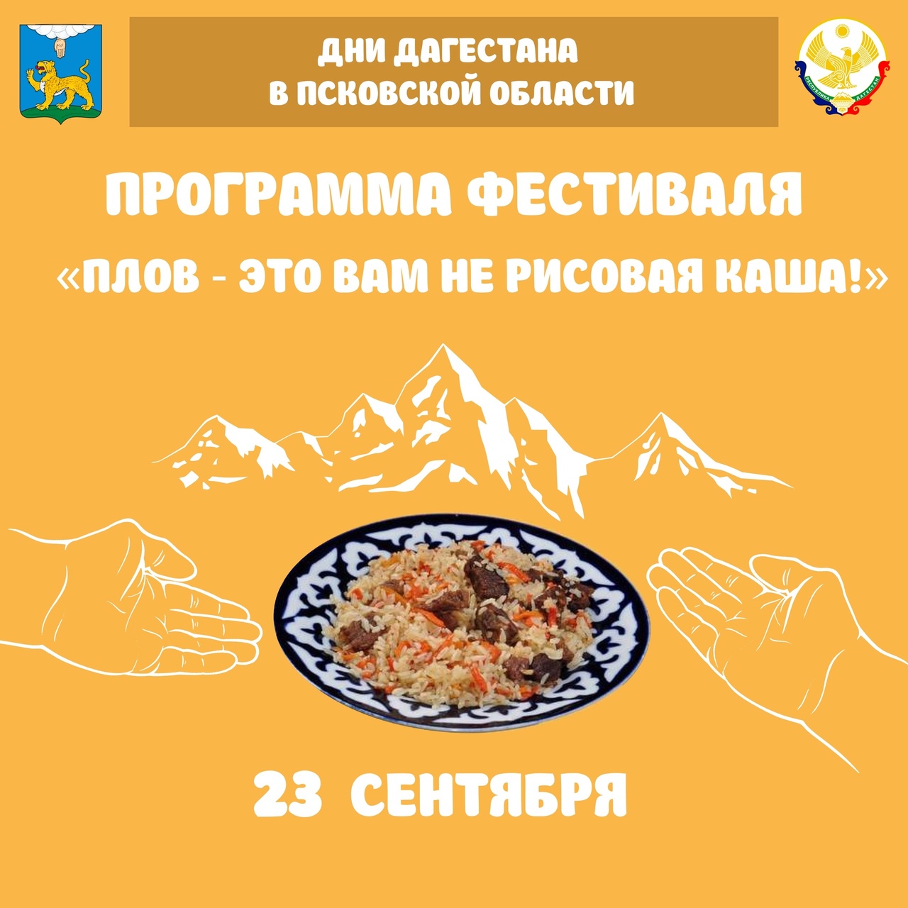 Программа фестиваля плова в Островском районе