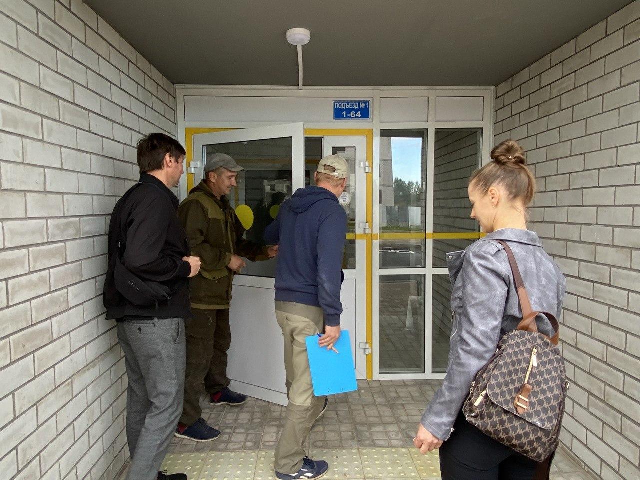 Сдача жилого дома в микрорайоне Околица