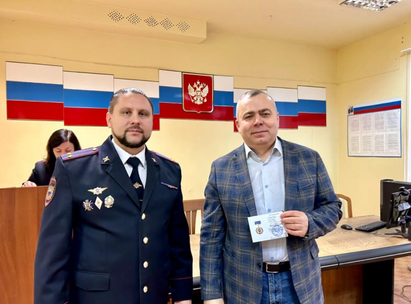 Участковых наградили в Псковской области 