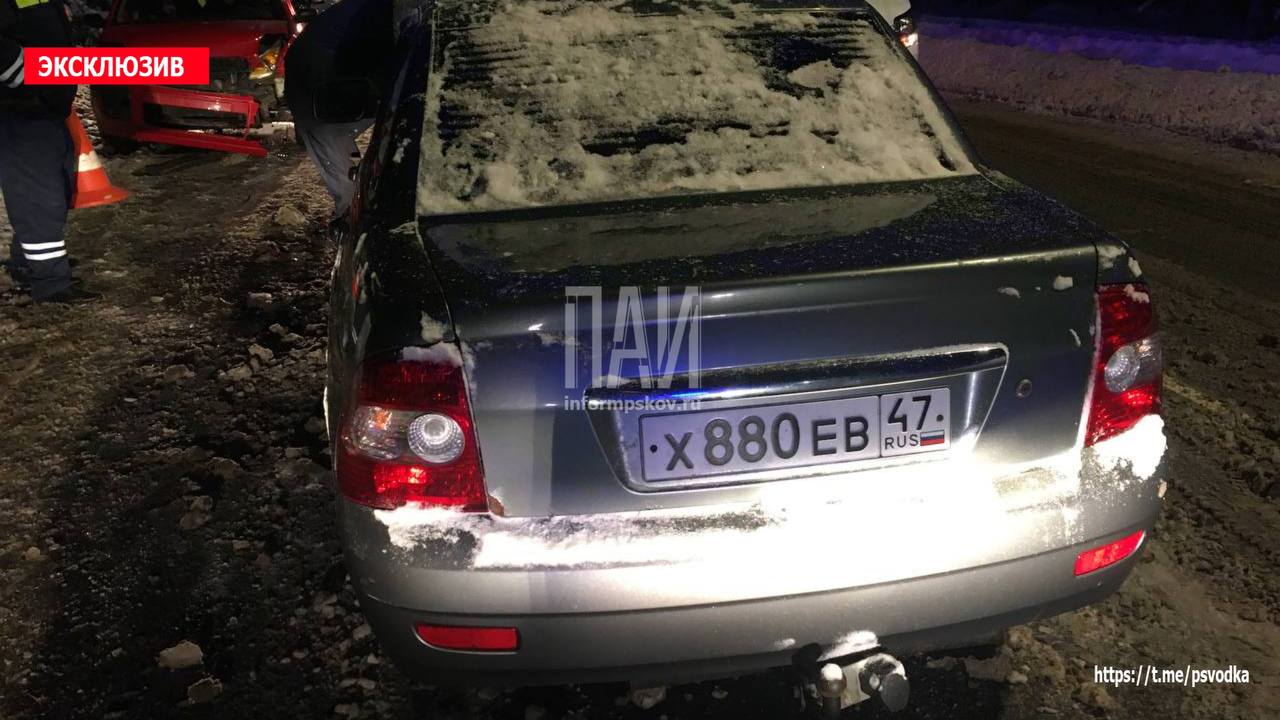 47-летняя женщина пострадала в ДТП в Пскове