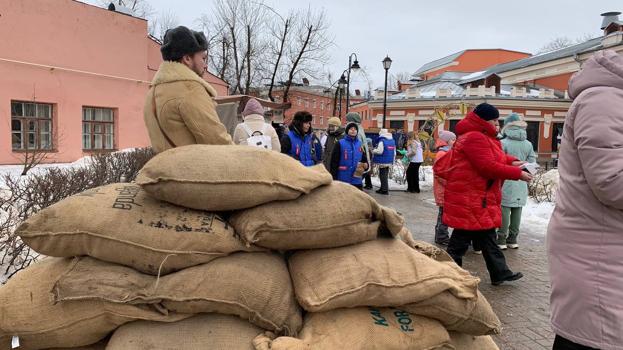 Акция «Хлеб той зимы» в Пскове