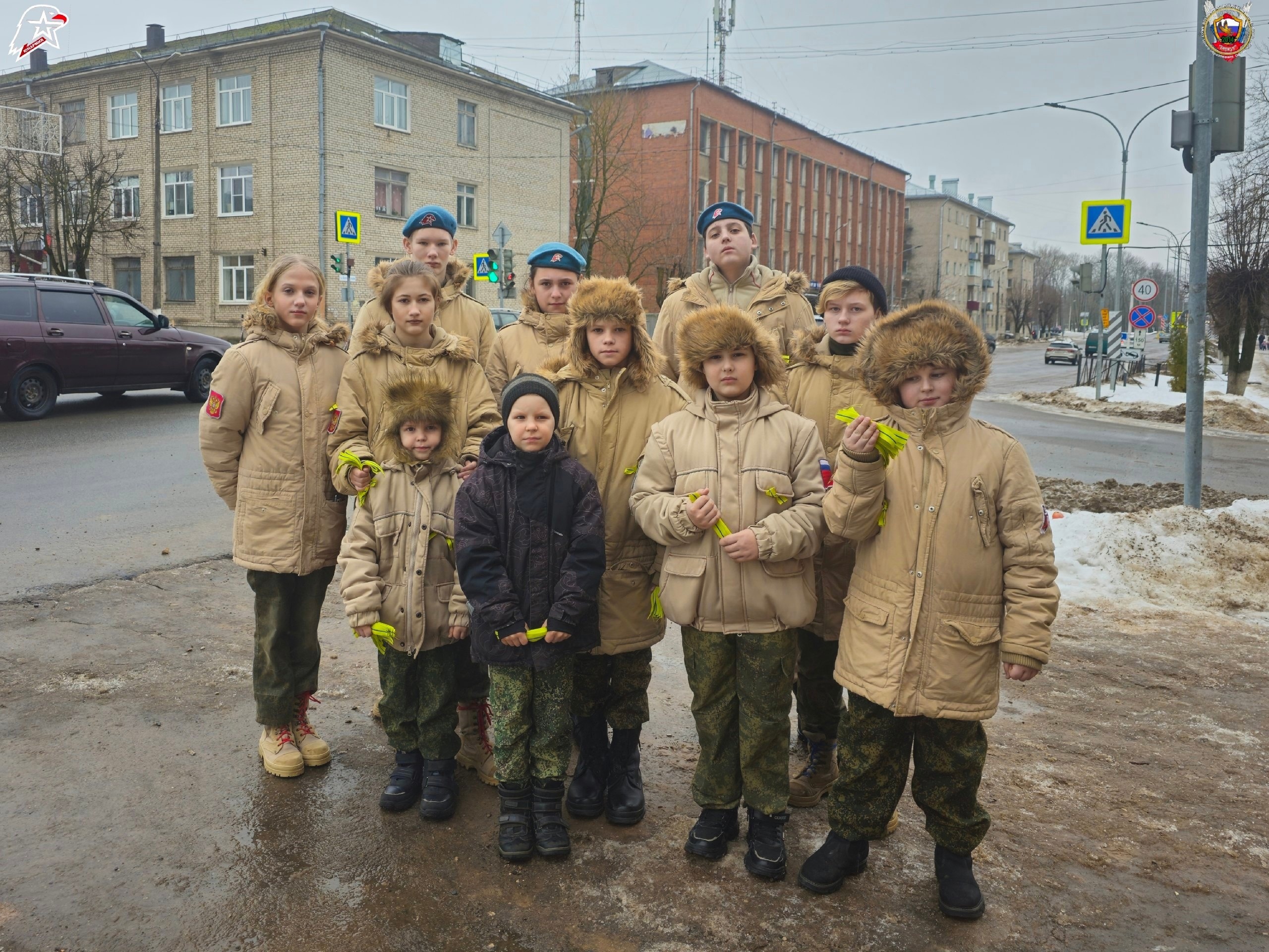 Акцию «Ленточка Ленинградской Победы» провели в Опочке