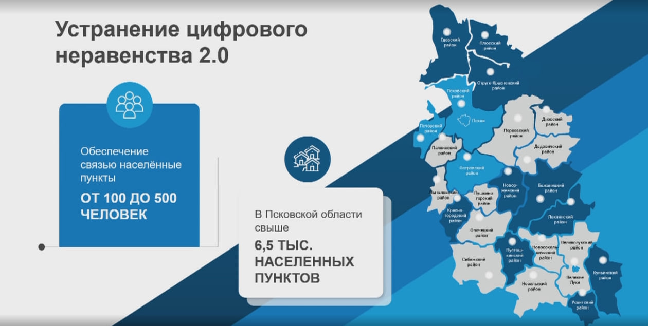 97 вышек мобильной связи установили в Псковской области за последние пять лет