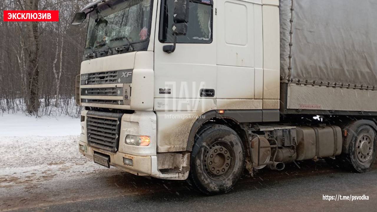 Водителя госпитализировали после ДТП с участием фуры в Невельском районе
