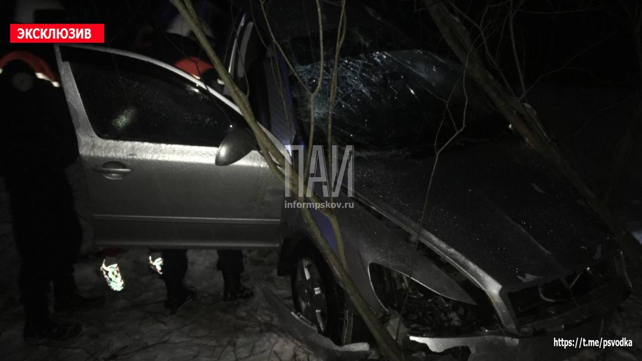 Водитель устроил ДТП в Псковском районе и скрылся с места происшествия