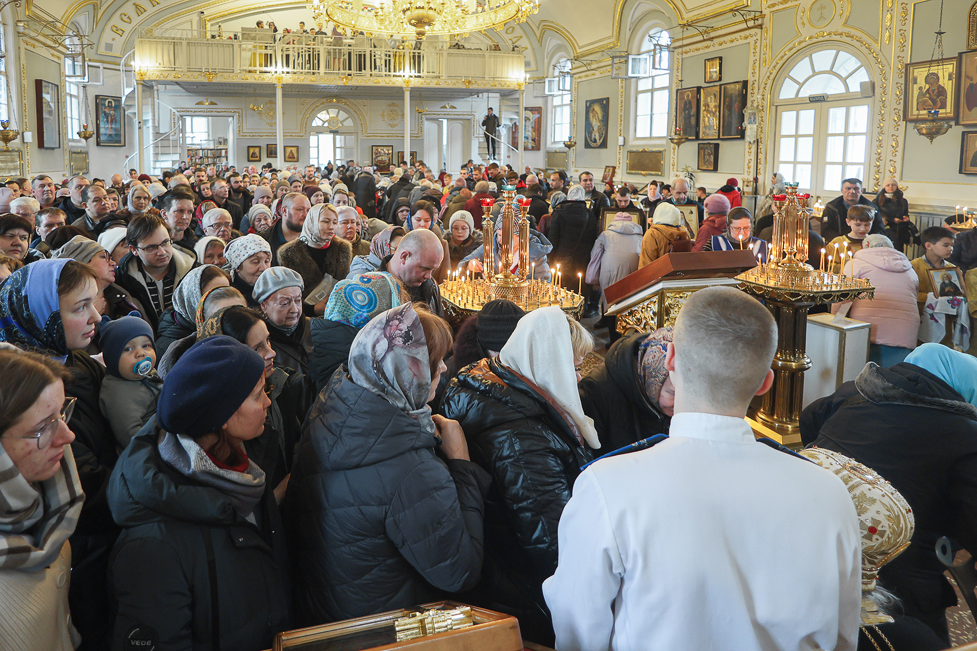 Прощёное воскресенье в храме Александра Невского в Пскове
