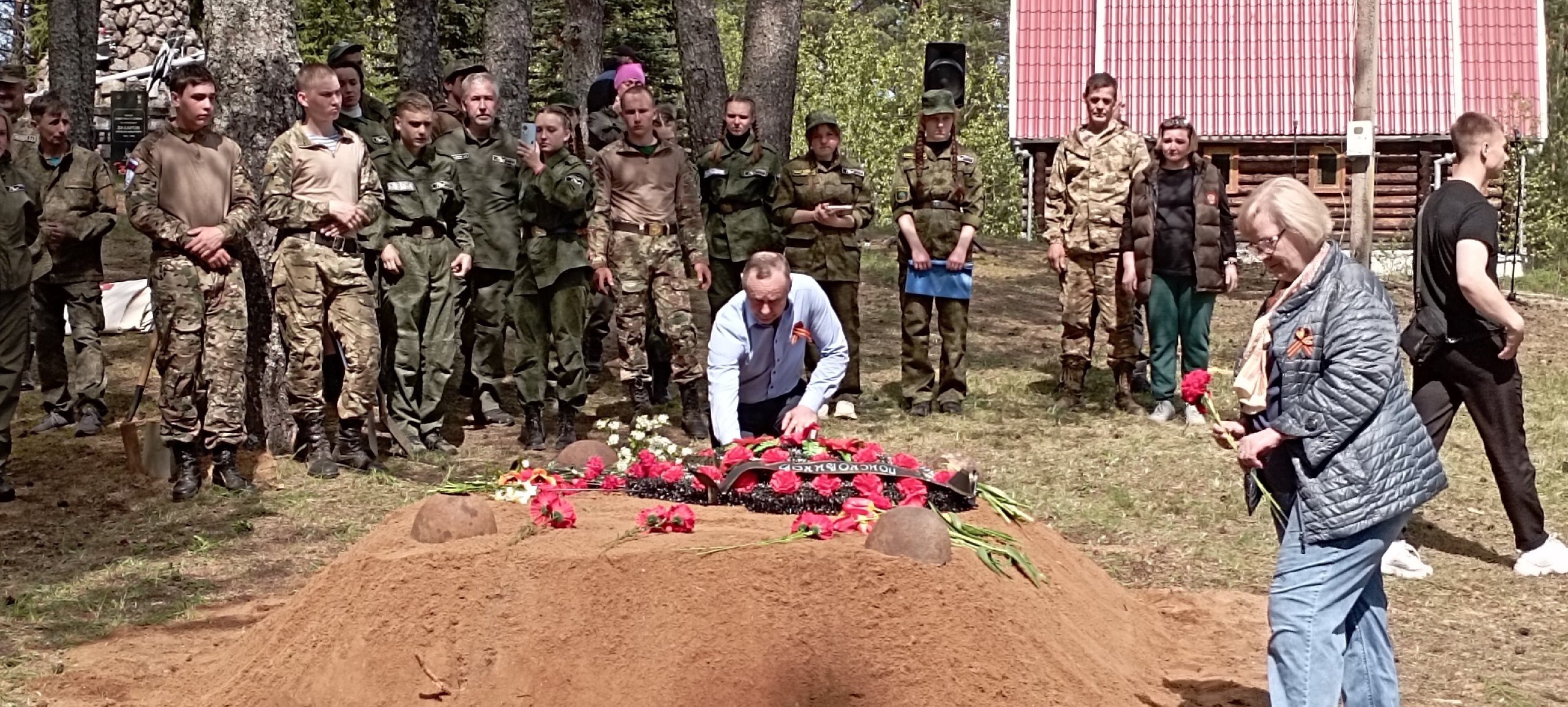 Останки 39 советских воинов перезахоронили в Невельском муниципальном округе