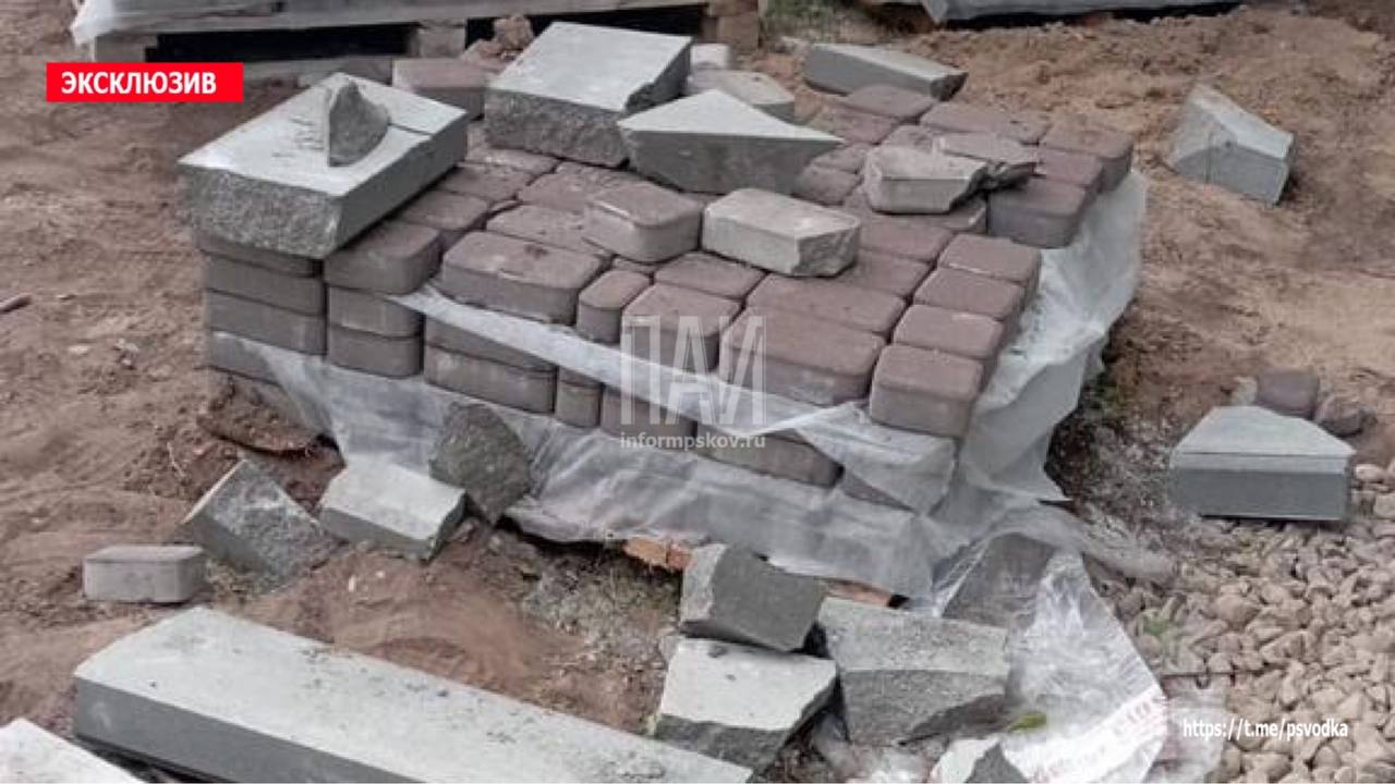 Трое подростков разгромили строительную площадку в себежском парке