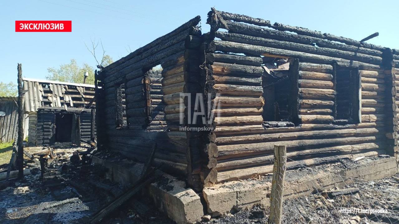 Мужчина и женщина погибли в результате пожара в жилом доме в Бежаницком районе