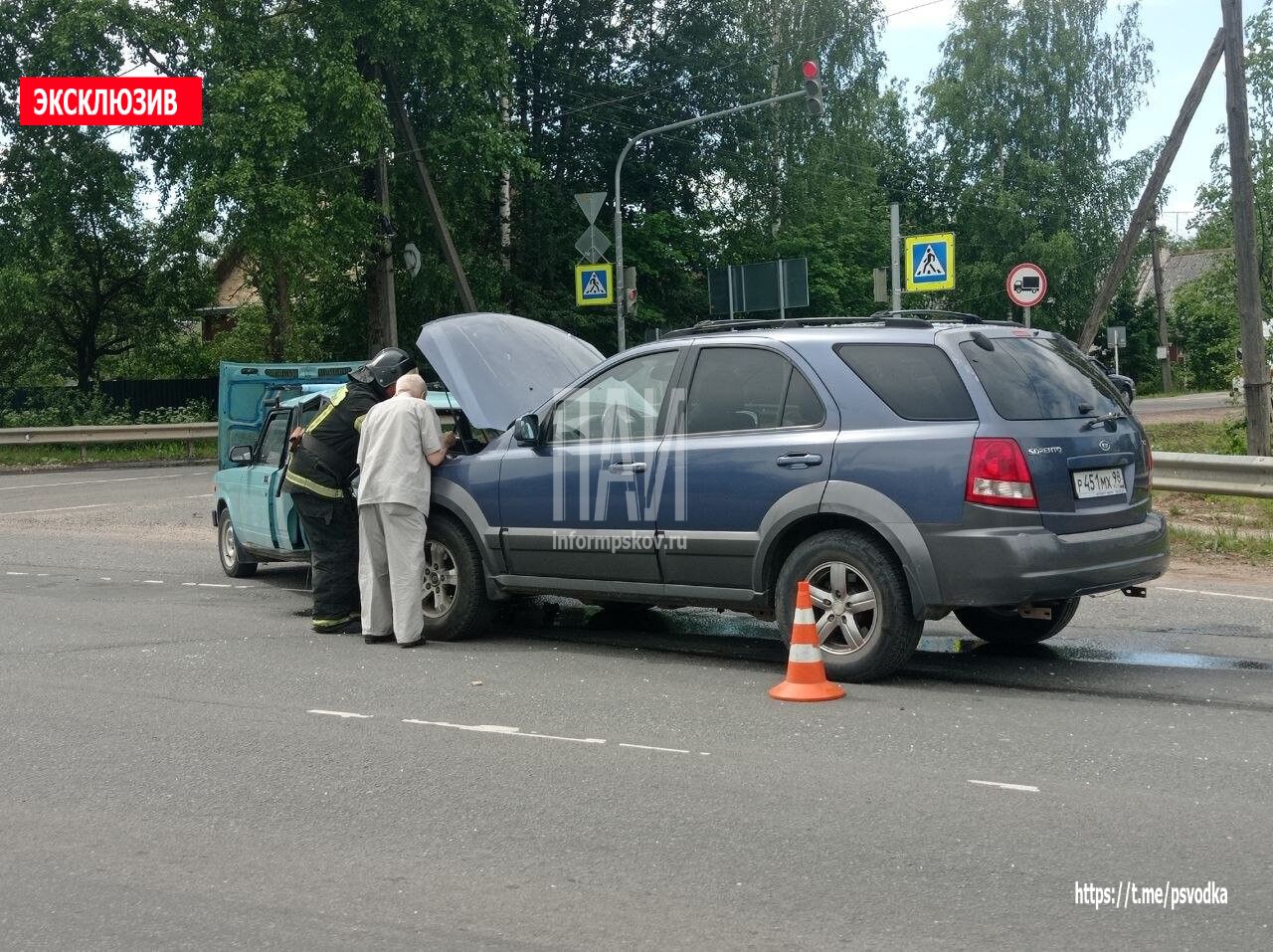 Пенсионер спровоцировал ДТП с пострадавшим в Опочке