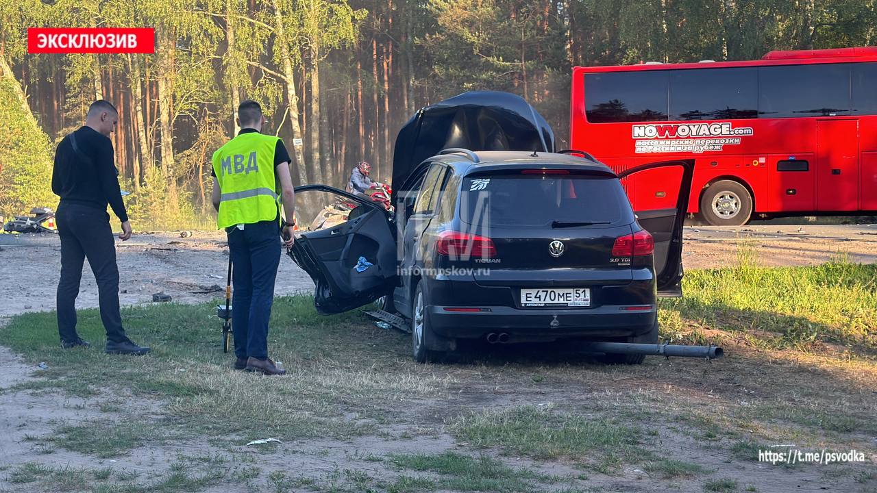 В Псковском районе произошло ДТП с погибшим и тремя пострадавшими