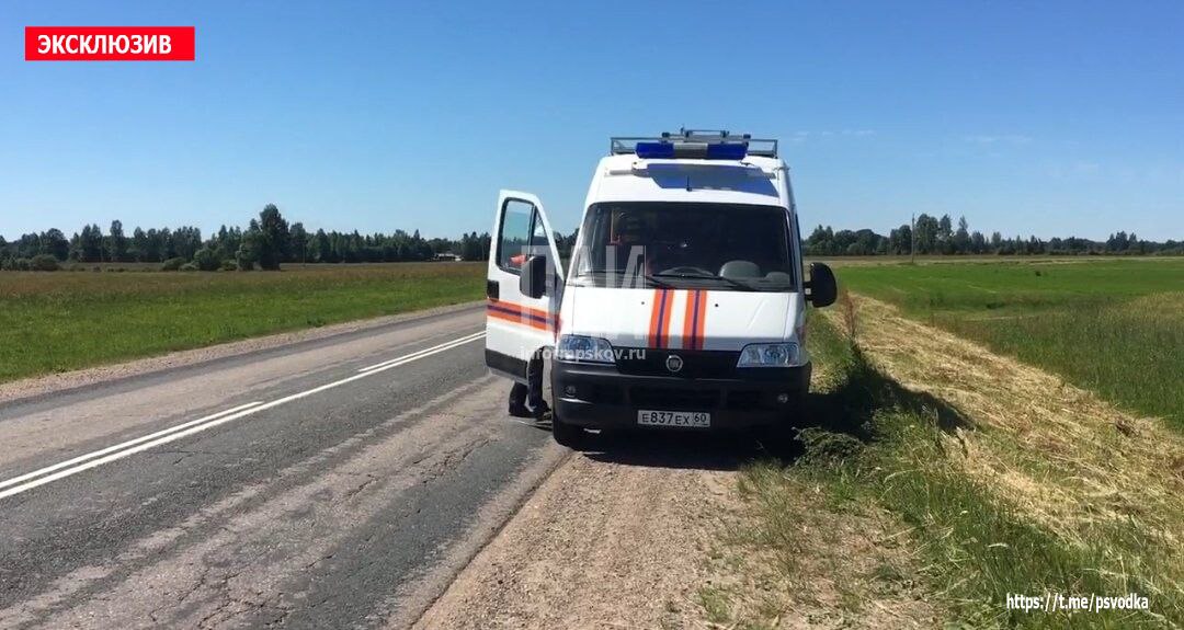  Водителя выбросило из опрокинувшегося автомобиля в Псковском районе