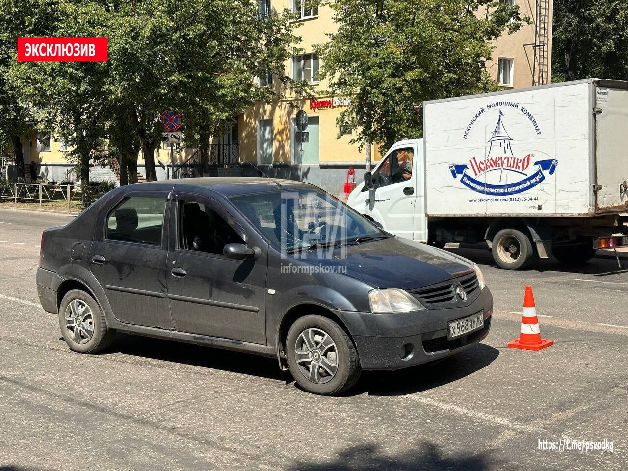 Женщина попала под колёса автомобиля в Великих Луках, переходя дорогу в неположенном месте