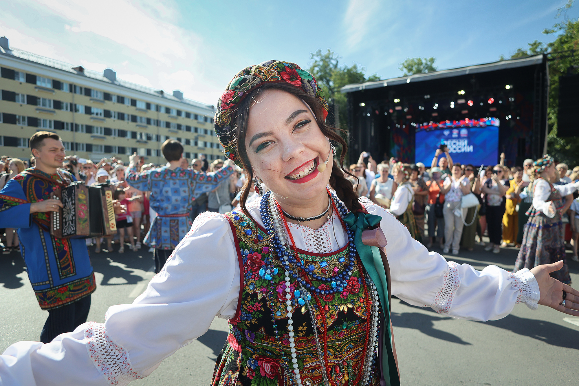 Всероссийский фестиваль-марафон «Песни России» прошёл в Пскове