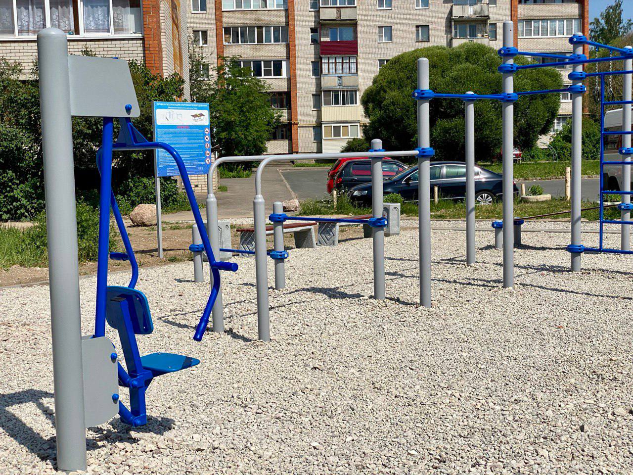 Новая спортплощадка открылась в Пскове 