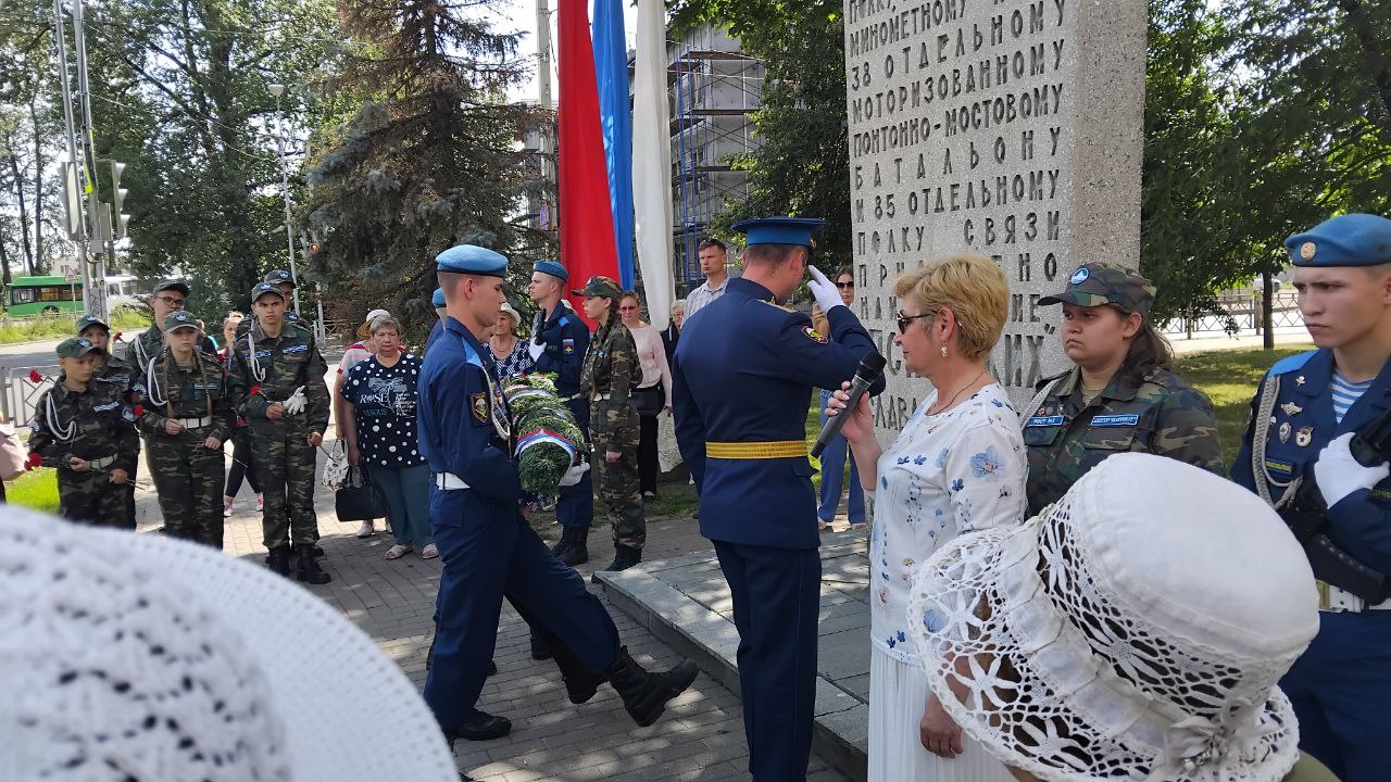 Памятный митинг в честь 80-й годовщины освобождения Пскова 