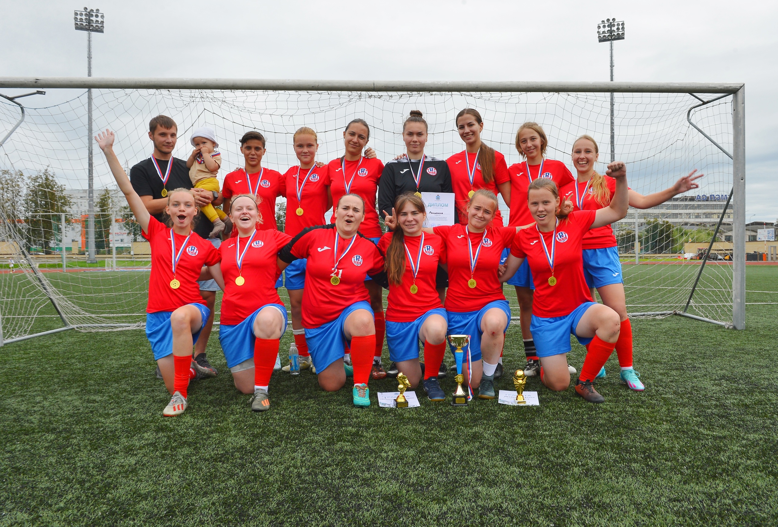Псковская «Россиянка» стала чемпионом Псковской области по футболу среди женщин