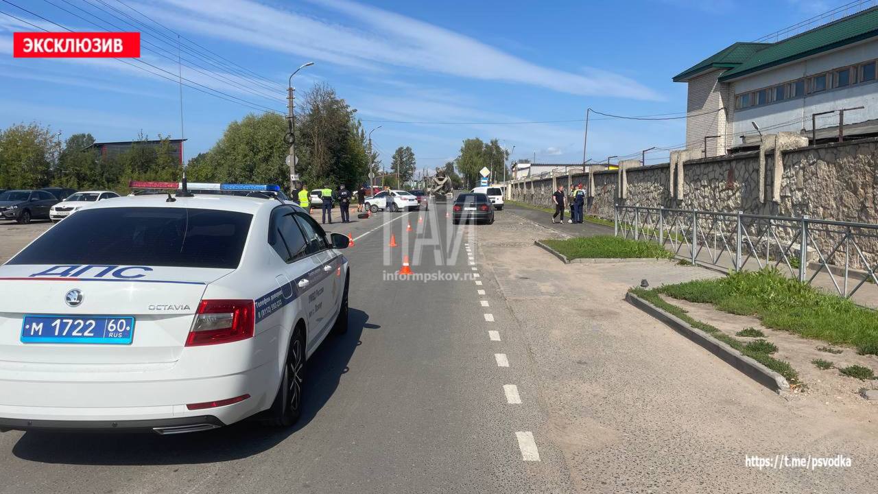 ДТП произошло в Пскове