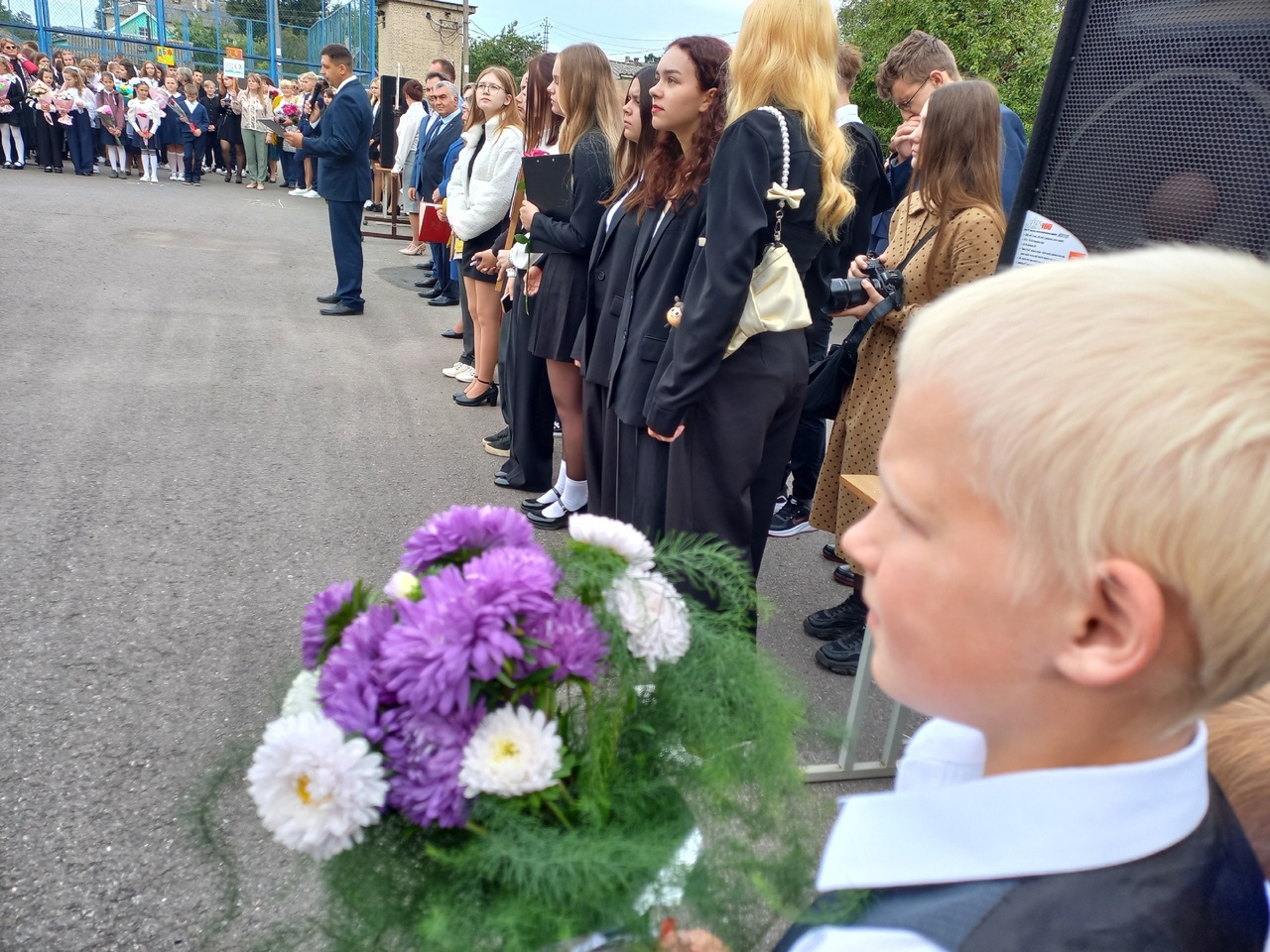 Линейка в Гдовской школе