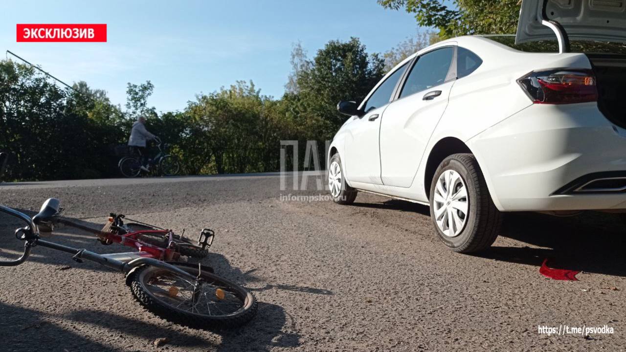 Велосипедиста госпитализировали после ДТП в Красногородске