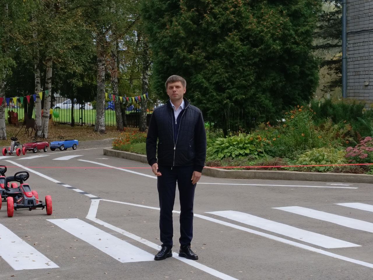 Автогородок открылся в детском саду в Печорах