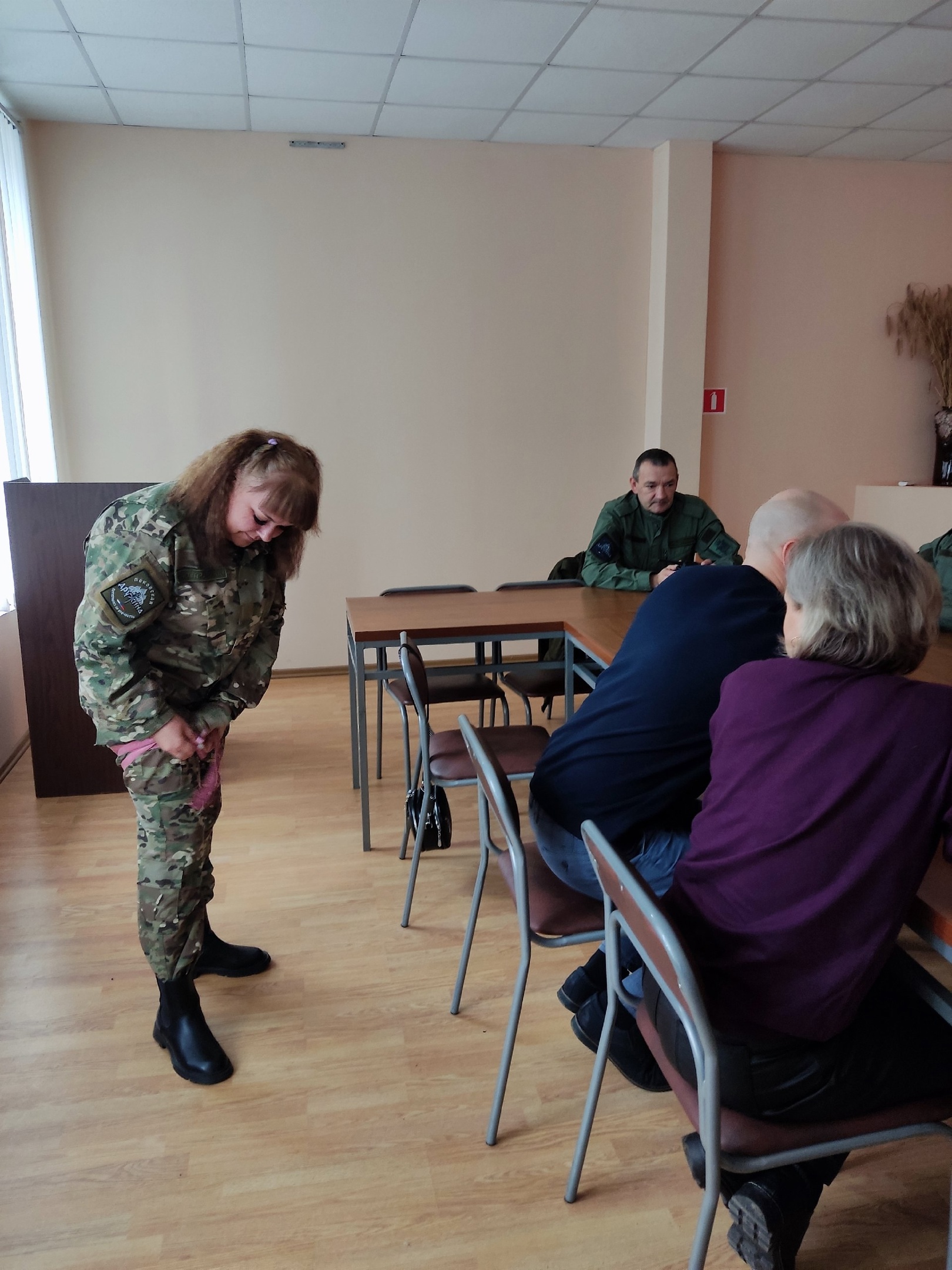 Очередное занятие прошло в отряде содействия обороне и безопасности «Дружина» в Стругах Красных