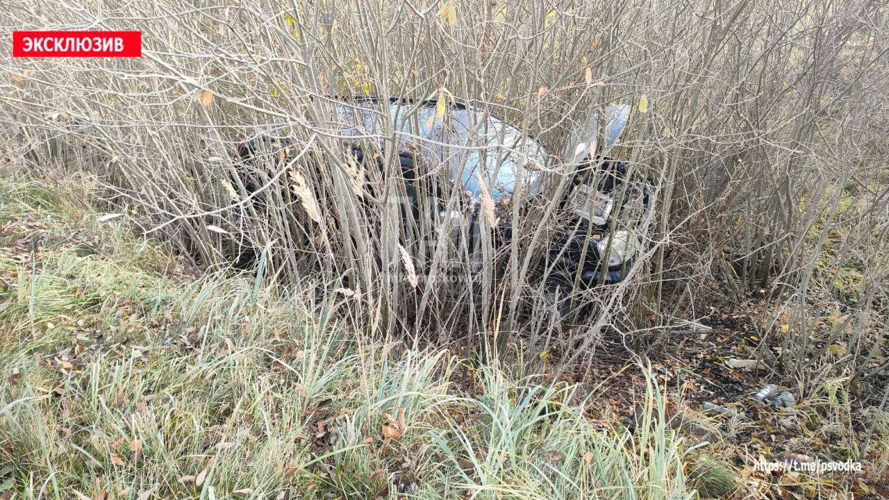 Автомобиль с пьяным водителем вылетел в кювет в Пыталовском районе