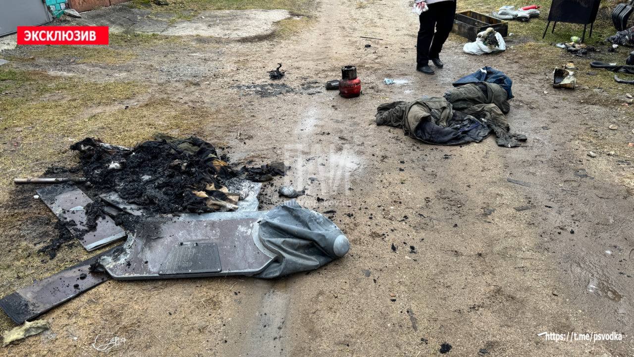 Пскович пострадал при пожаре в собственном гараже