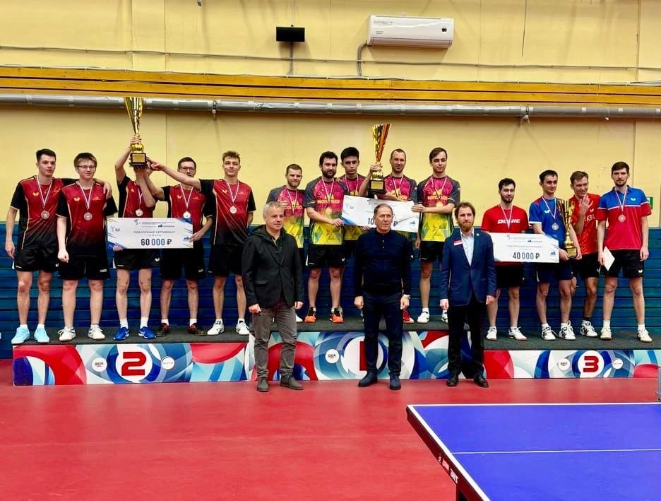 Псковичи стали призёрами заключительного тура чемпионата Петербурга по настольному теннису
