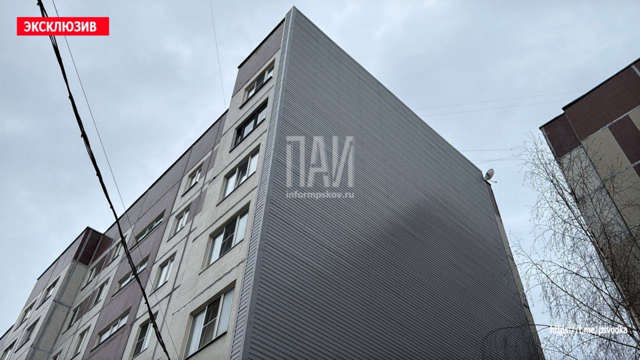 Девочка упала с крыши в Пскове