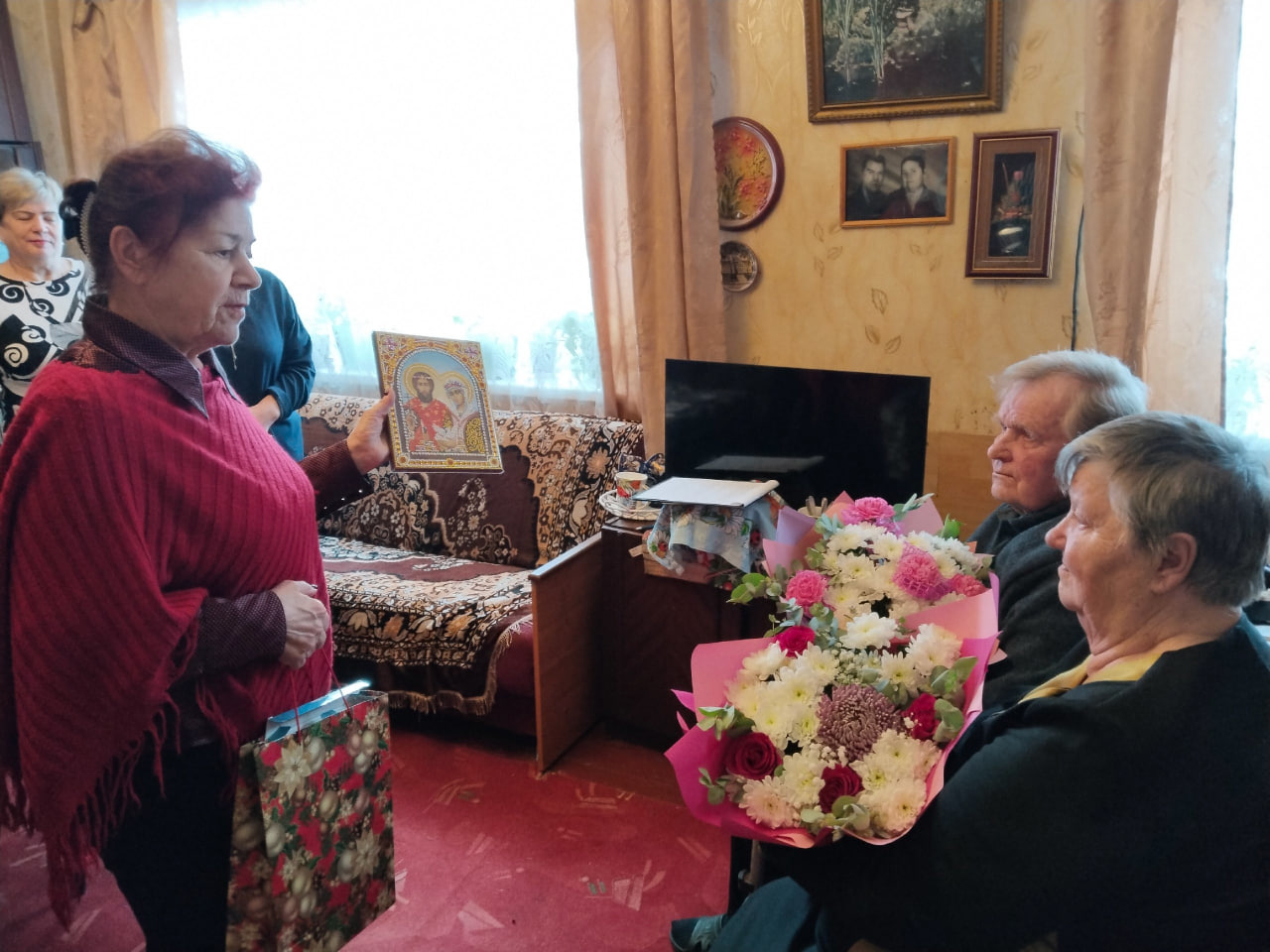 Бриллиантовую свадьбу отметила семейная пара из Стругокрасненского района