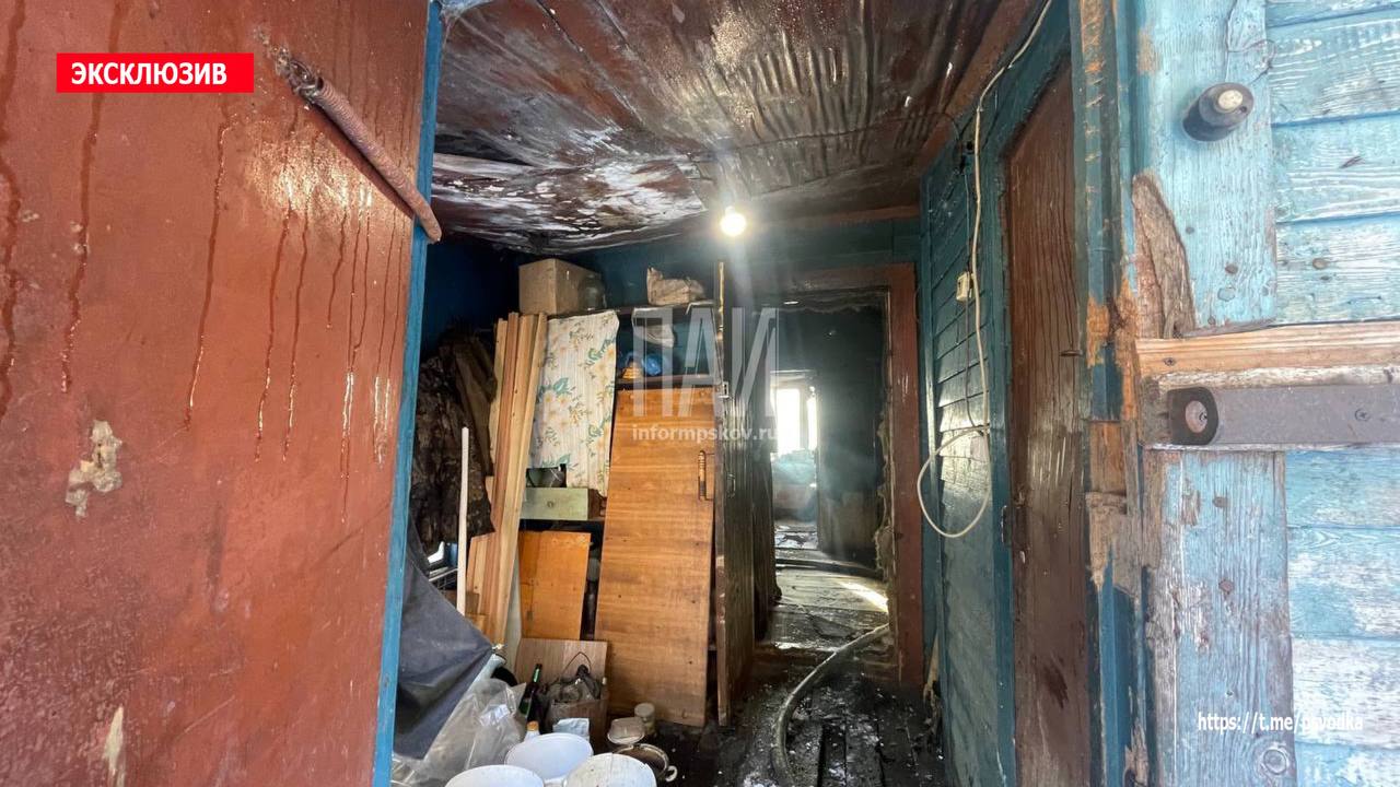 Пожар в Опочецком округе
