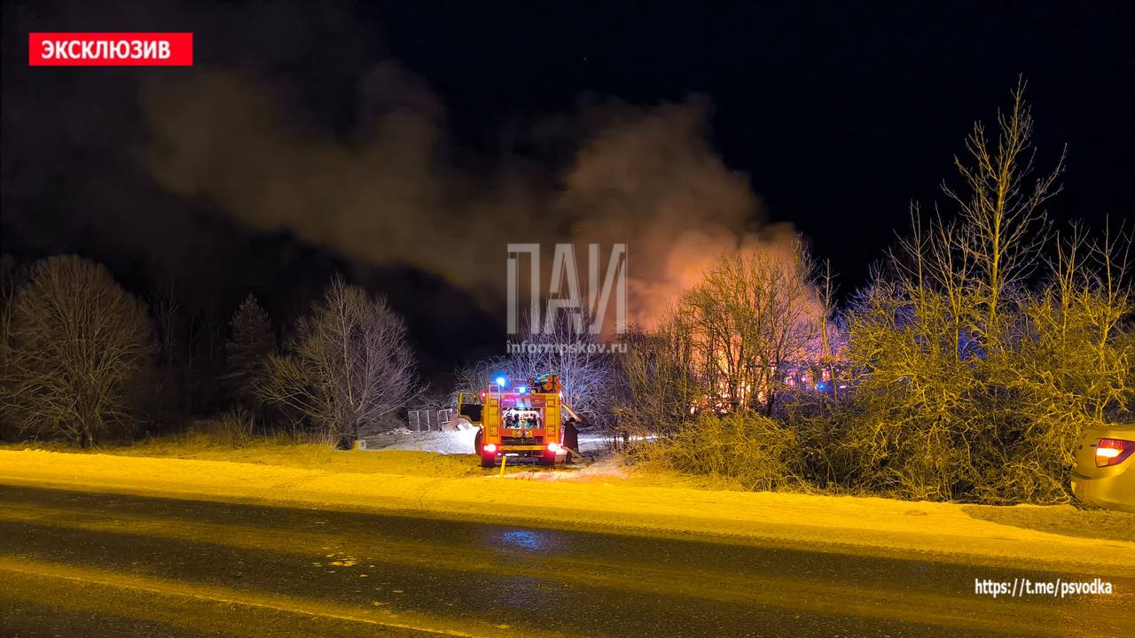 Пожар в Куньинском районе