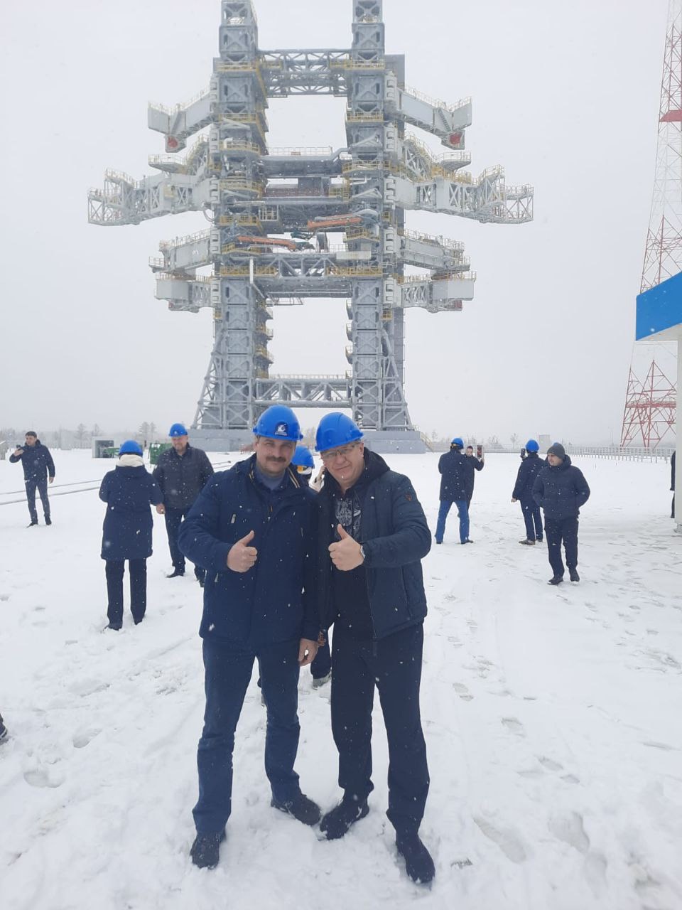 Главы Куньинского и Пустошкинского районов посетили космодром «Восточный»