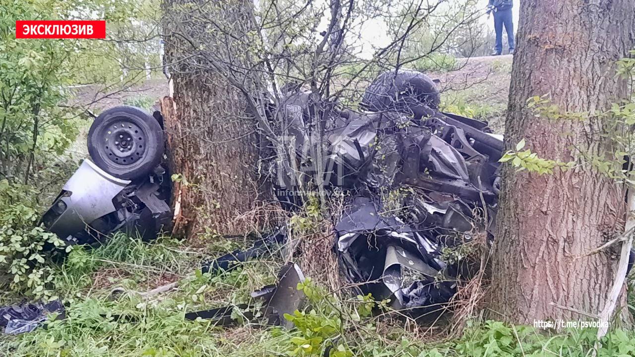 Женщина и ребёнок погибли в результате ДТП в Псковской области 