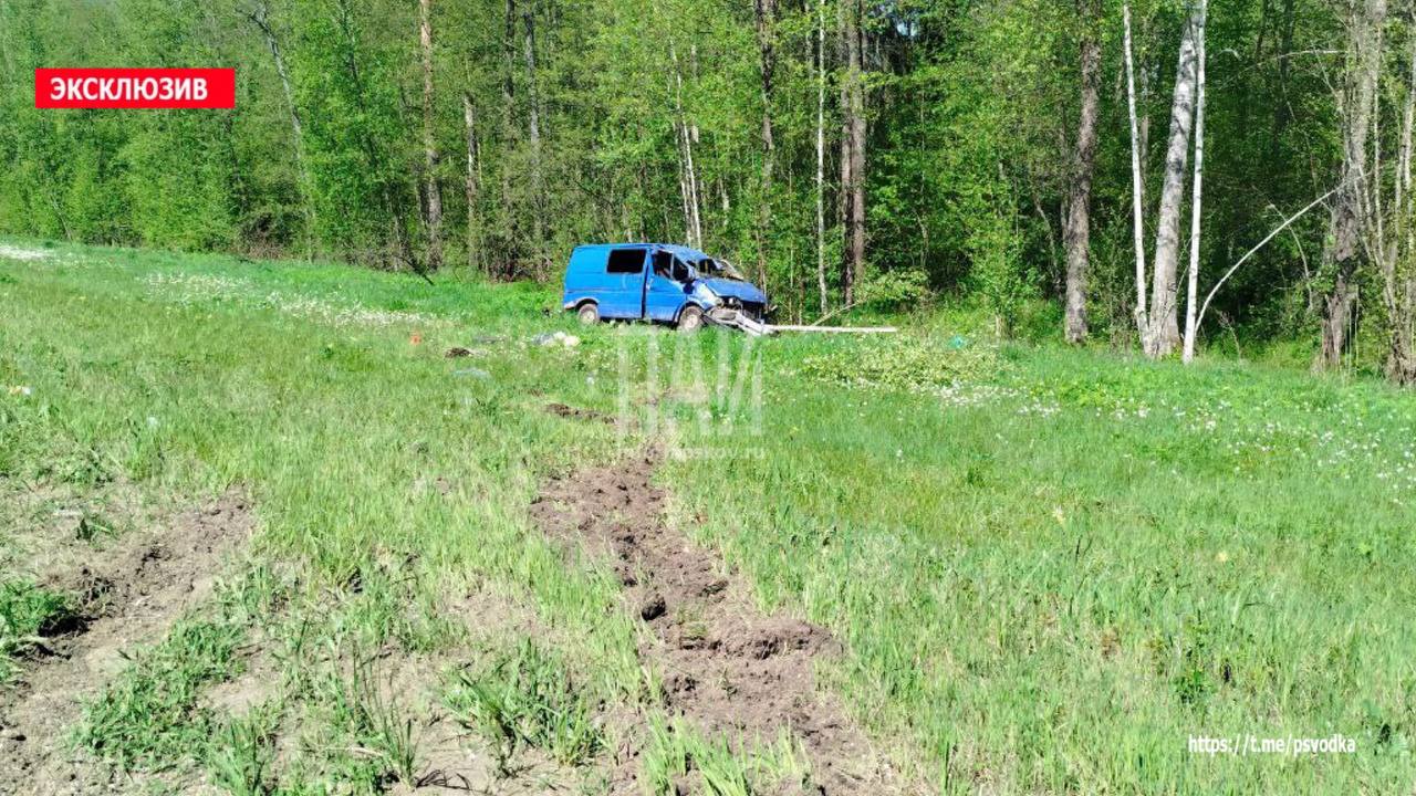 В Опочецком районе из-за взрыва колеса пострадали три человека