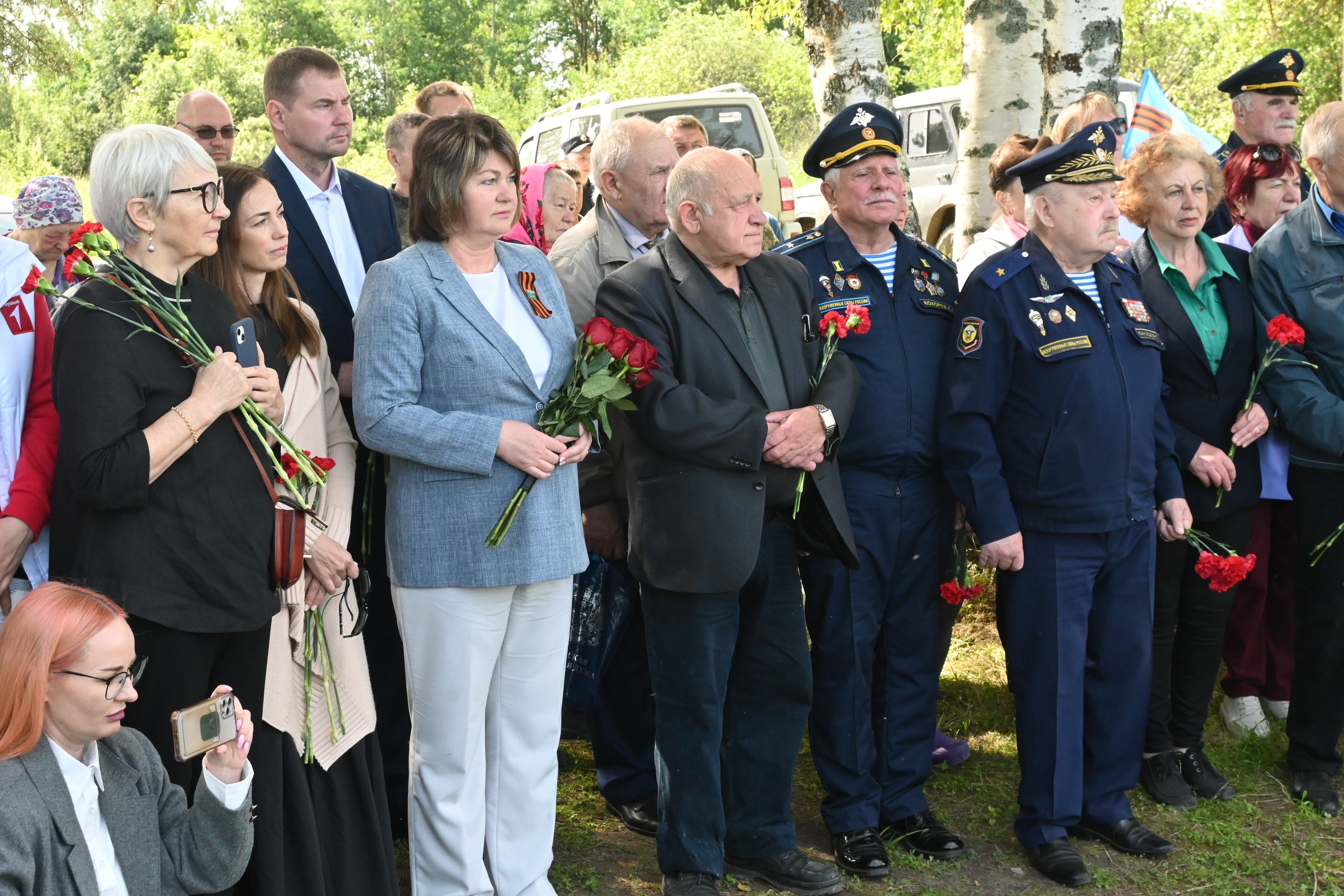 Останки воинов-освободителей перезахоронили в Псковском районе