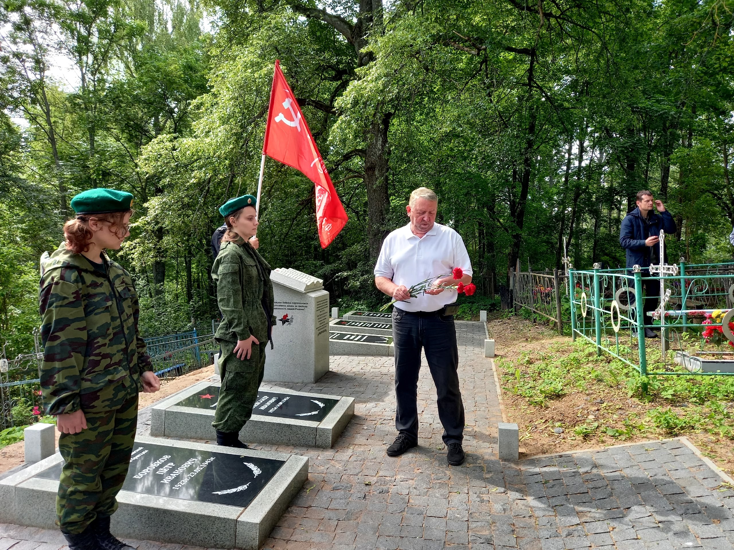 Память партизан почтили в Себежском районе