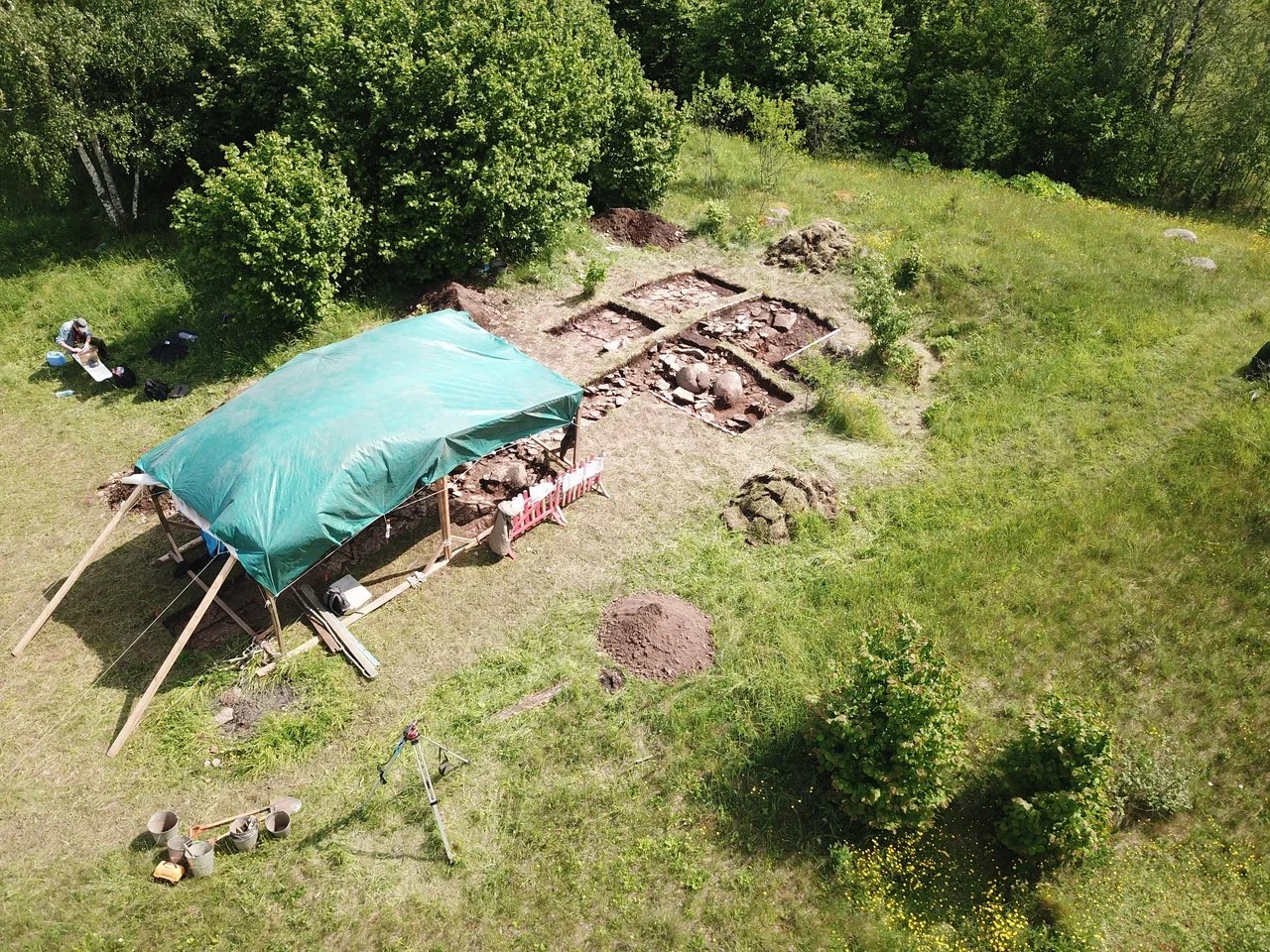 Раскопки на Ворониной горе