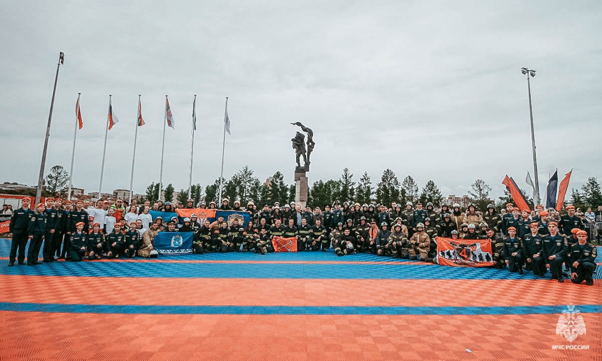 Соревнования «Сильнейший пожарный»