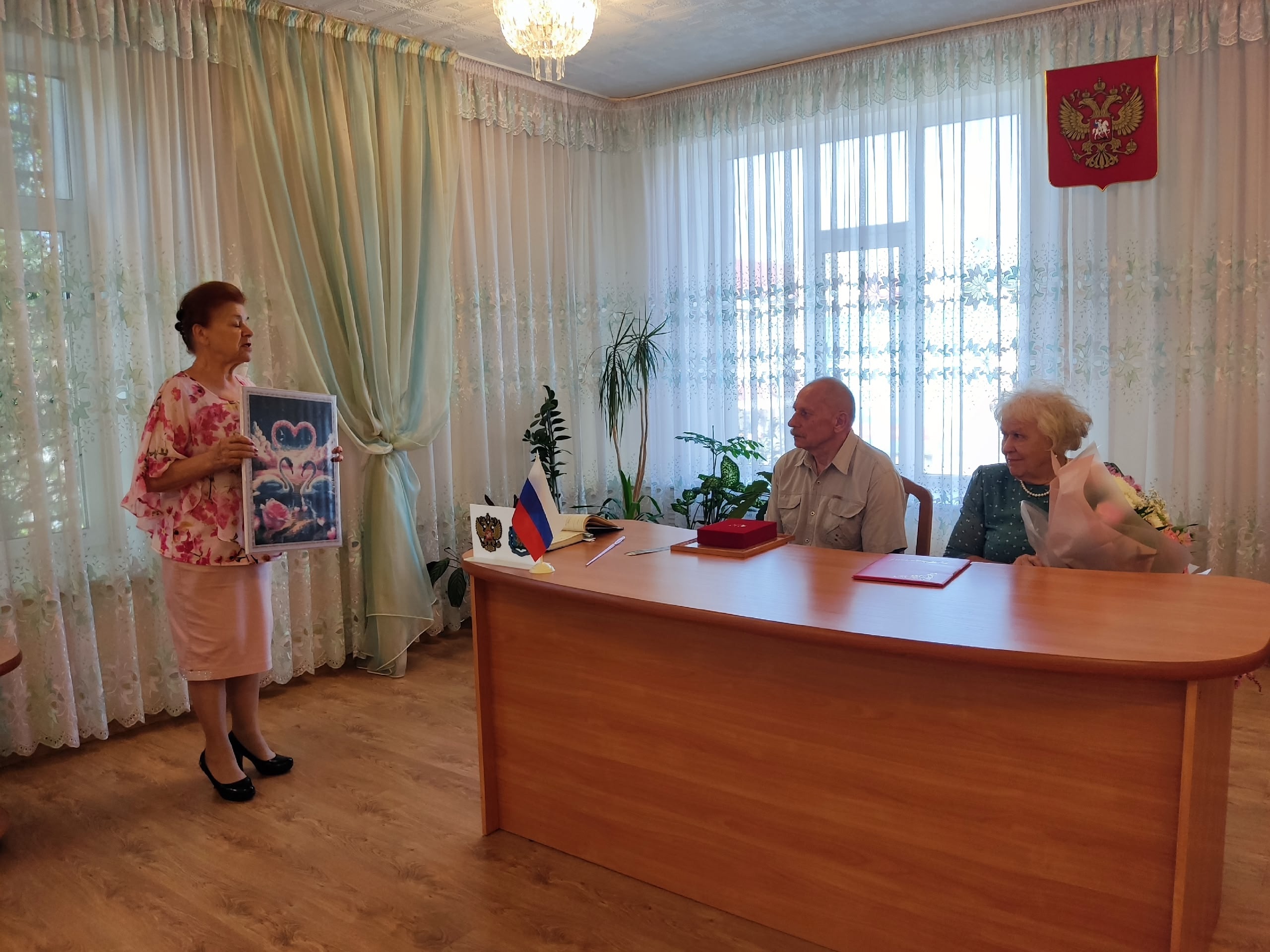 Золотую свадьбу отпраздновали супруги Кузьмины в Стругах Красных
