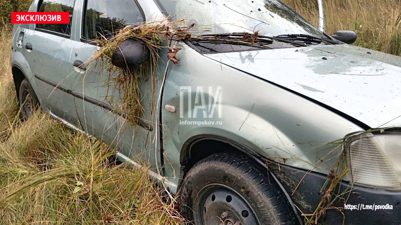Такси вылетело в кювет в Невельском районе