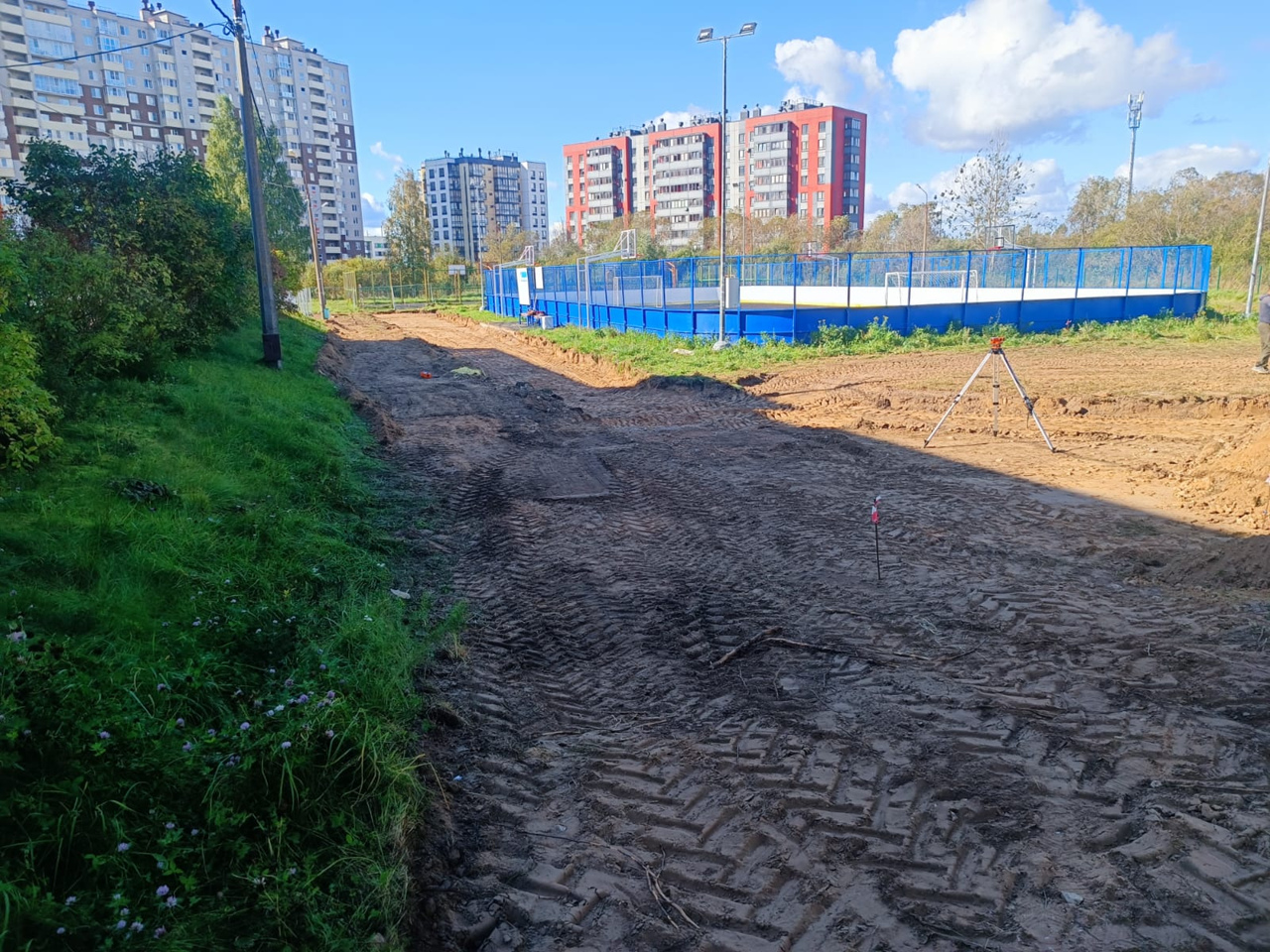 Обустройство беговых дорожек