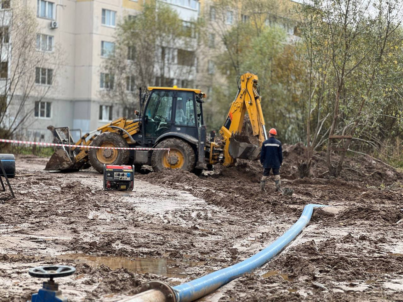 Реконструкция канализации на Запсковье