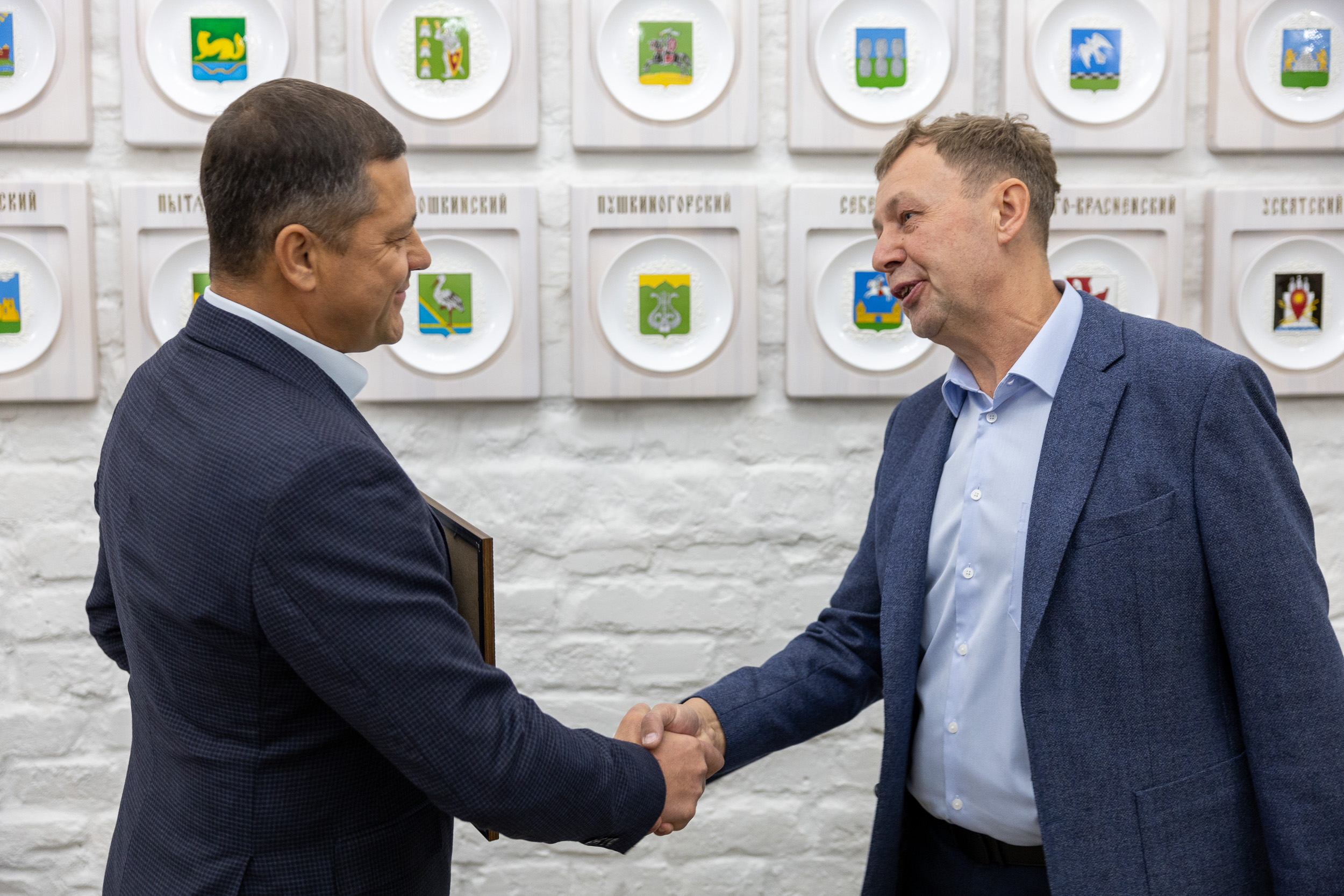 Вручение наград журналистам Псковской области 