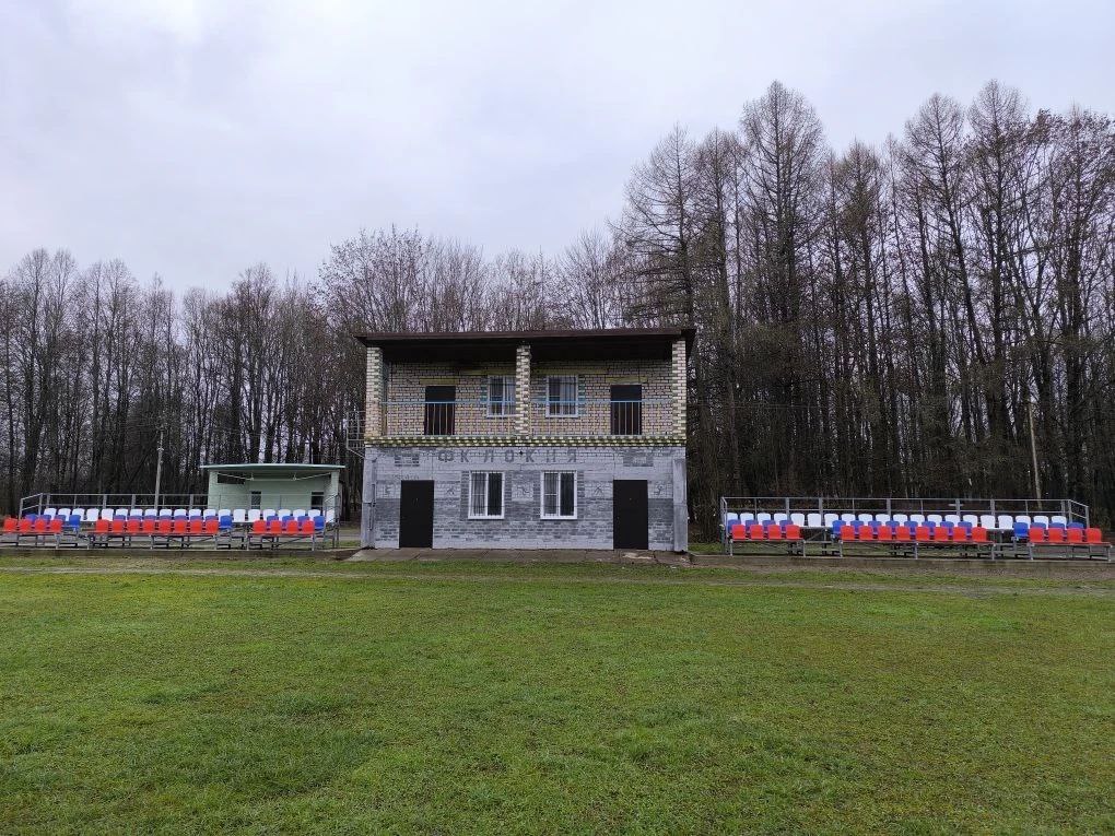 На стадионе «Колос» в Локне выполнен ремонт в рамках инициативного проекта