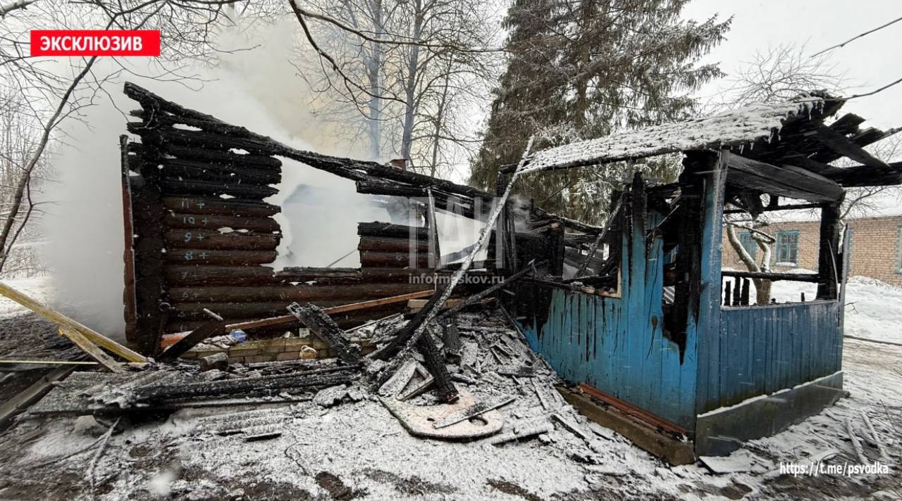 Пожар в деревне