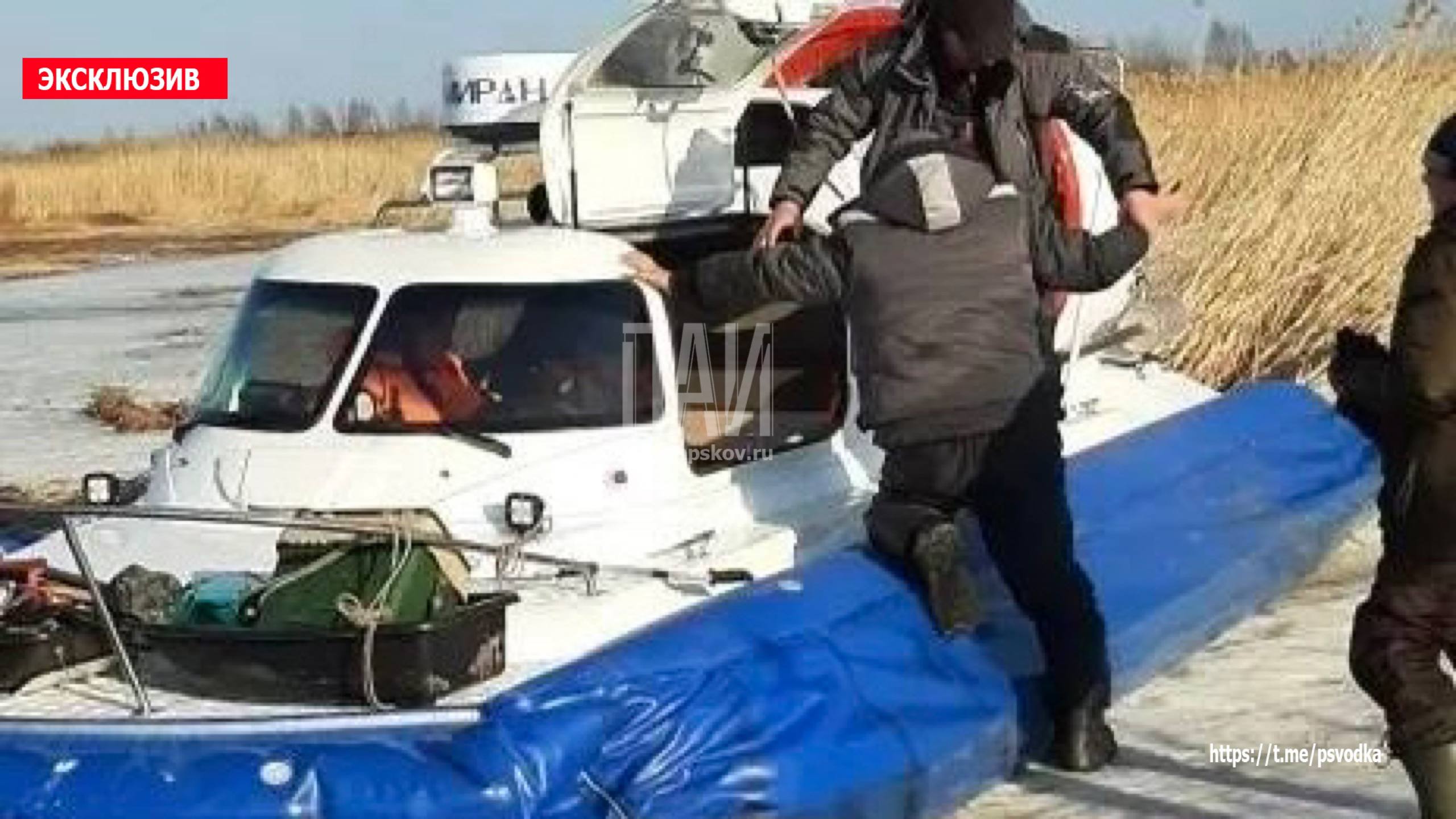 Двое рыбаков провалились под лёд в Гдовском районе