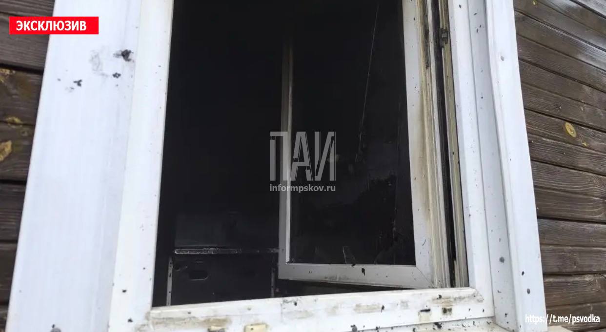 Жилой дом загорелся в Локне