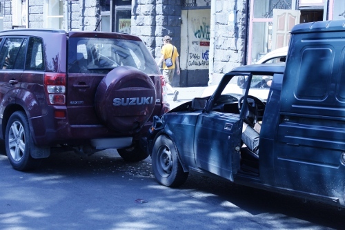 Фото с места ДТП.